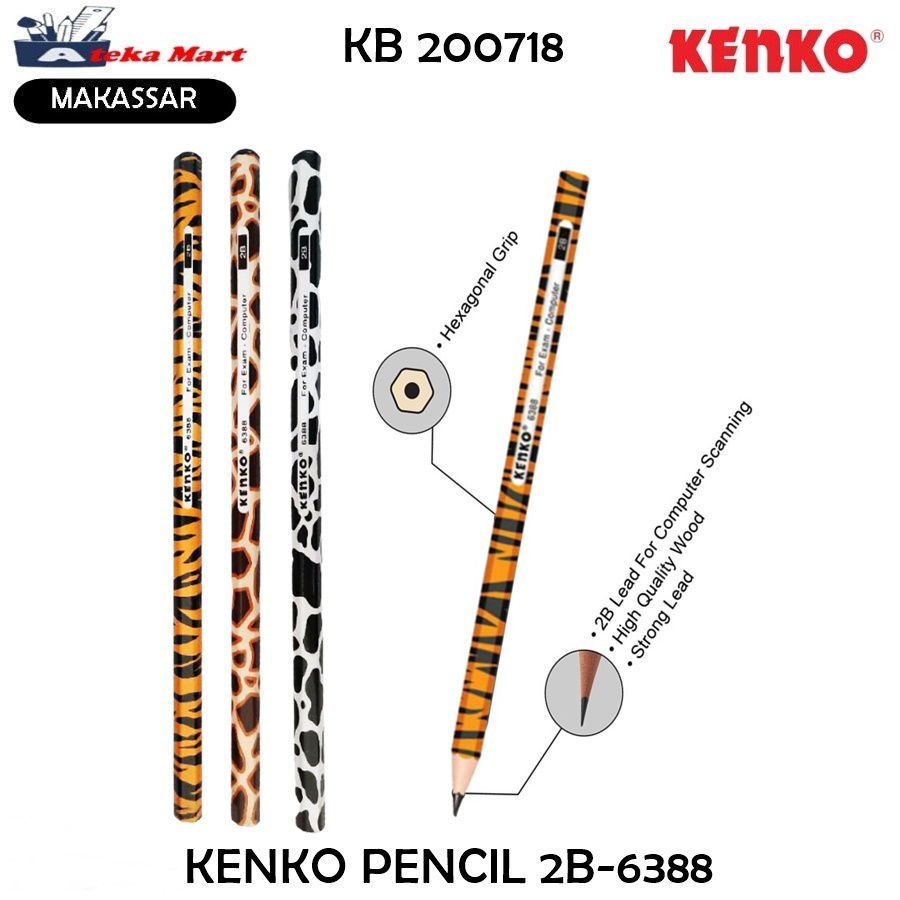 

[PCS] KENKO PENSIL 2B 6388