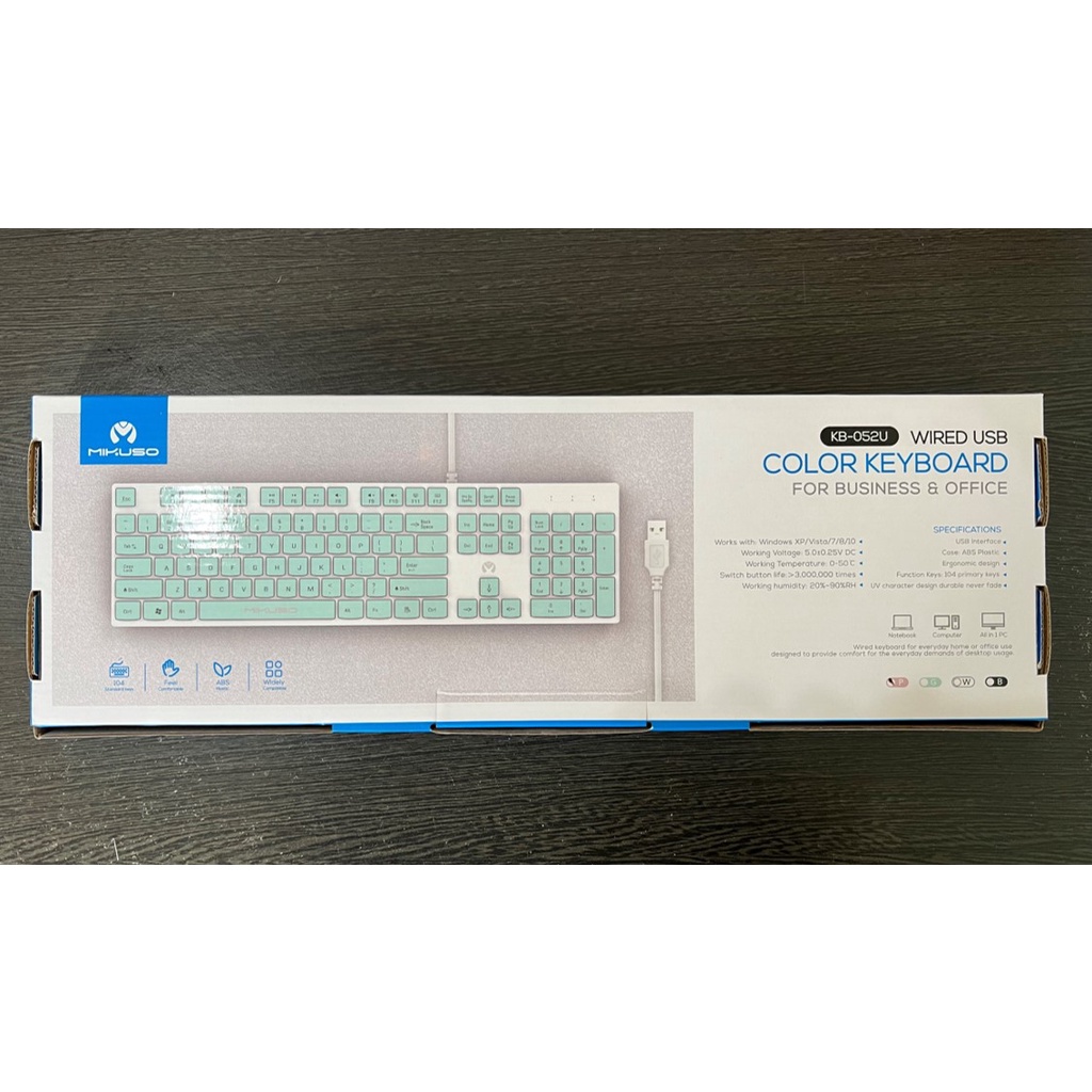 Keyboard Mikuso KB-052U Wired USB Multimedia Keyboard