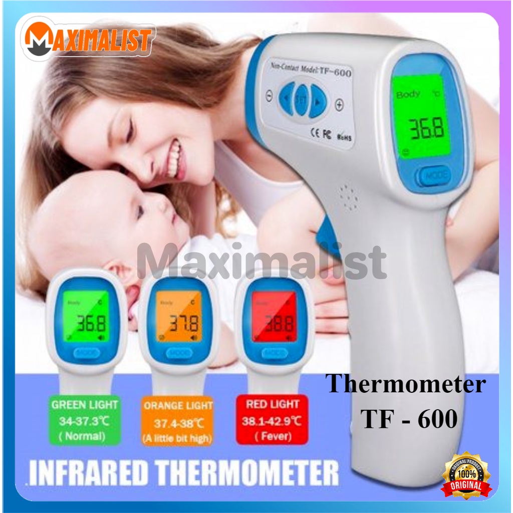 Thermometer Digital Infrared TF 600 - Termometer Non Contact Infrared TF 600 - Termometer Gun Penguk