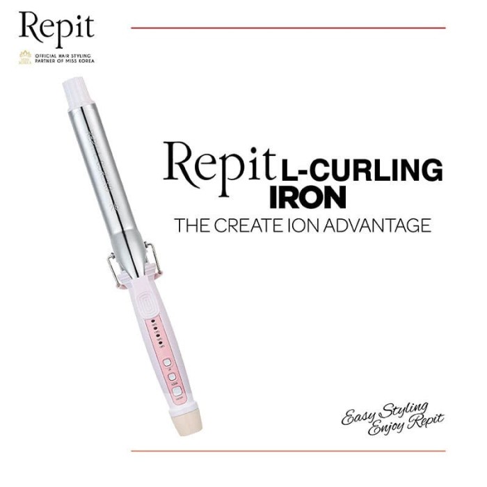 Best Seller Repit L Curling Iron Ag-P 28Mm/32Mm Pengeriting Rambut - Rose Pink