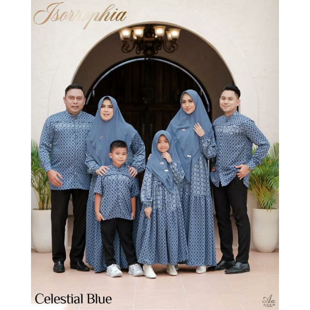 Isorrophia Adha Series by @a.d.e.n_hijab | Sarimbit Keluarga | Gamis Branded by aden hijab | Baju Sa