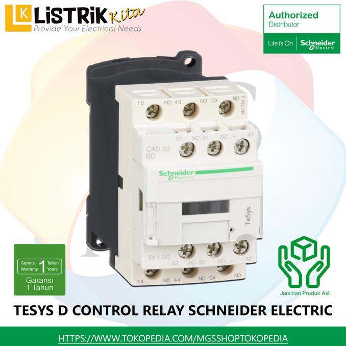 SCHNEIDER ELECTRIC AUXILIARY CONTACTOR - CAD32BD