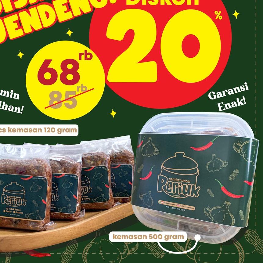 

✴ DISKON GUENDENG 20% SAMBEL BUMBU PECEL PERIUK ♪