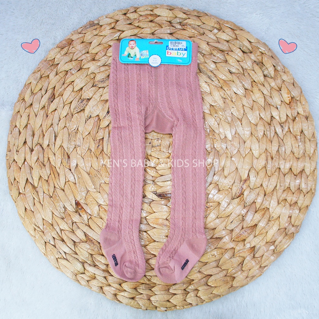 Baby Legging Stocking Cable Polos - 6-12