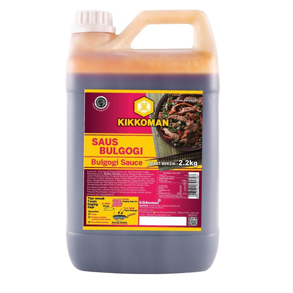 

☜ KIKKOMAN saus Bulgogi Halal jerigen 2L ➹