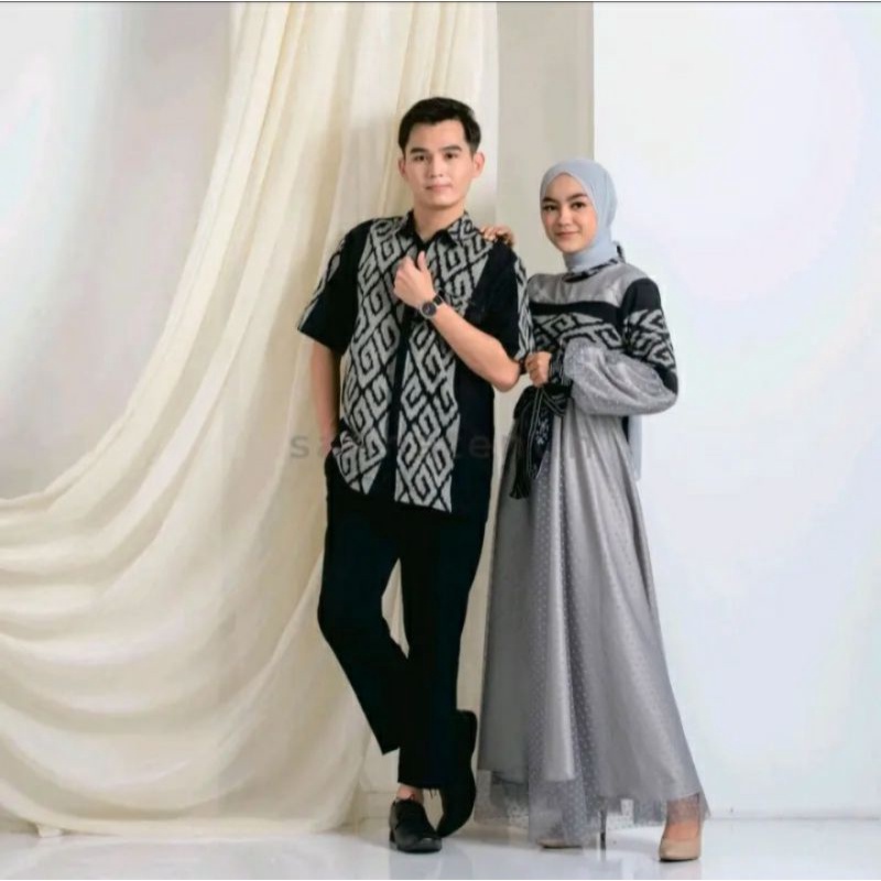 Set Couple Tenun | Baju Couple Tenun | Baju Kondangan