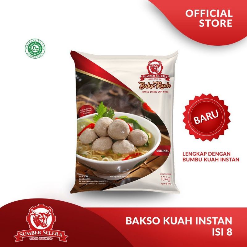 

Sumber Selera Bakso Sapi Kuah / Baso Sapi Siap Saji || isi 8pcs