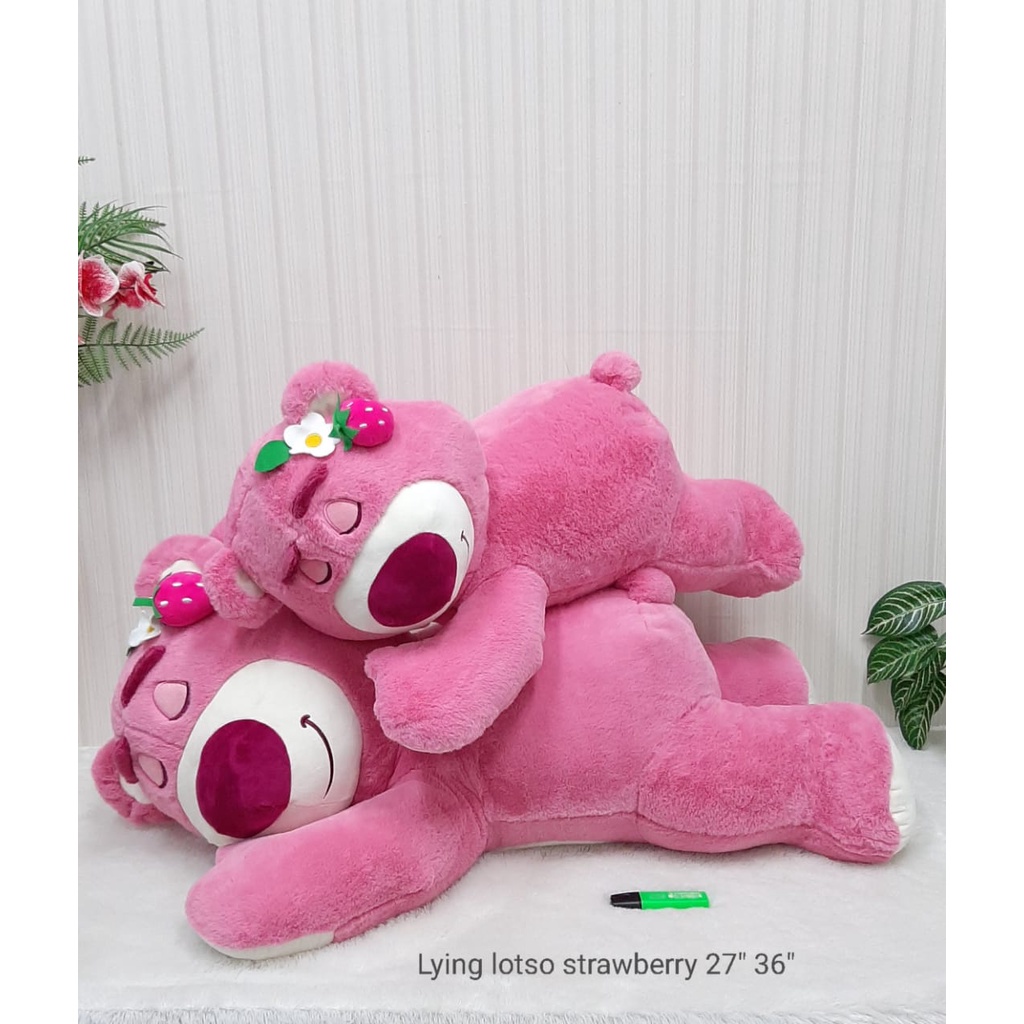 Boneka Laying Lotso Size 36&quot;/90cm/boneka toys story/boneka karakter buzz woddy/boneka lotso jumbo/