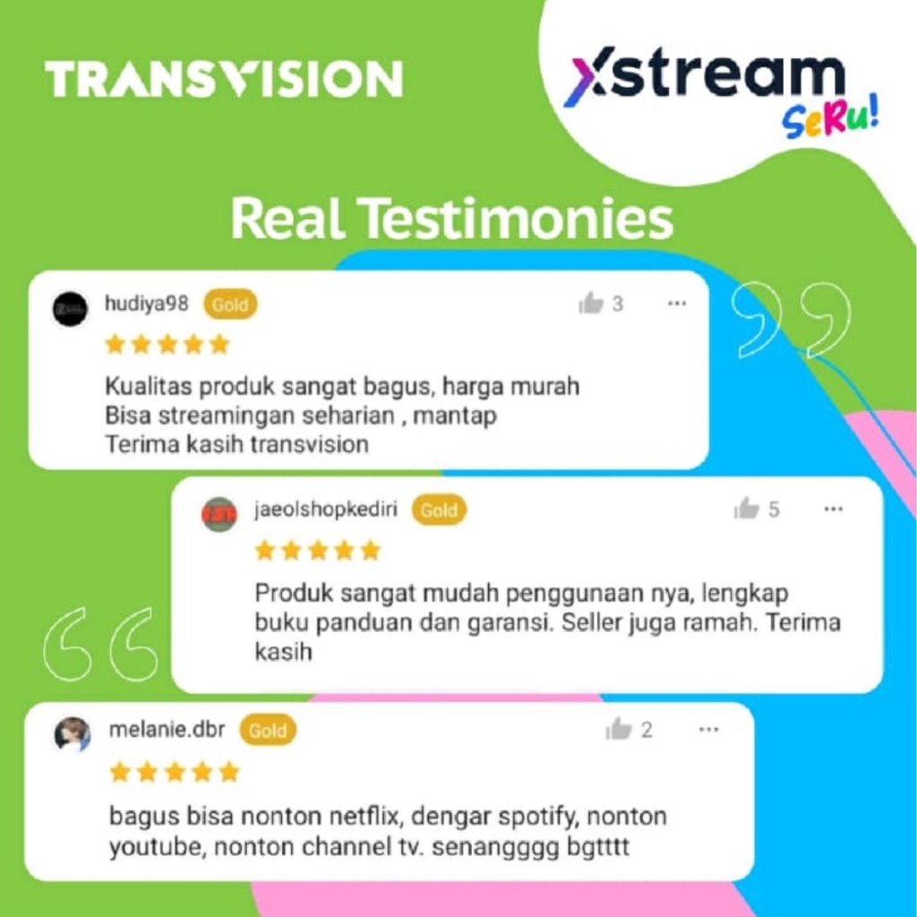 Android Box Transvision Xstream Seru - BONUS All Channel Terlengkap 12 Bulan / 3 / 6bln