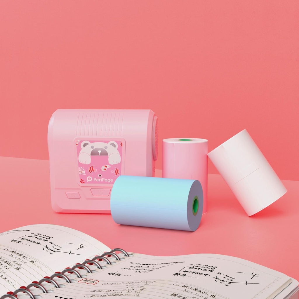 Peripage A6 A3 Kertas thermal warna kertas struk label thermal