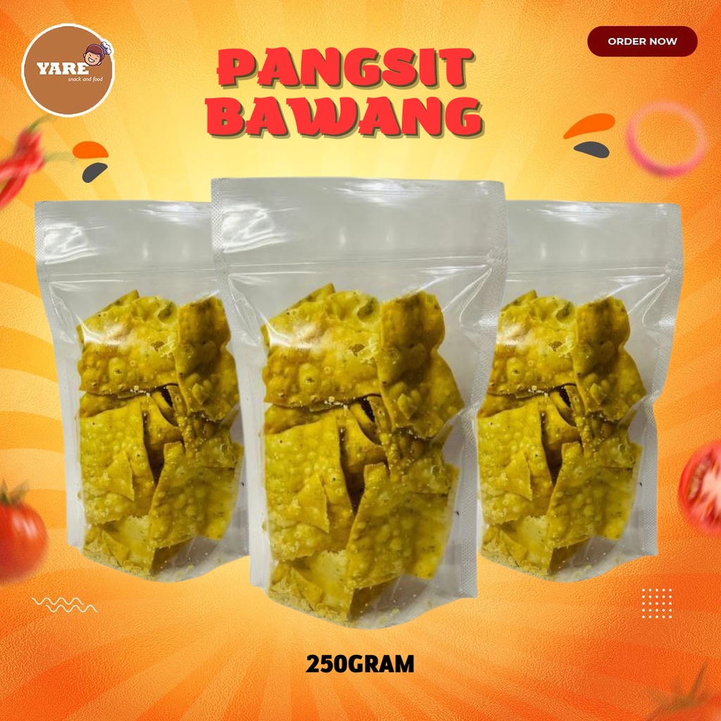 

PAKET BUNDLING ISI 3 KERIPIK ARISAH PANGSIT BAWANG GURIH 250GRAM