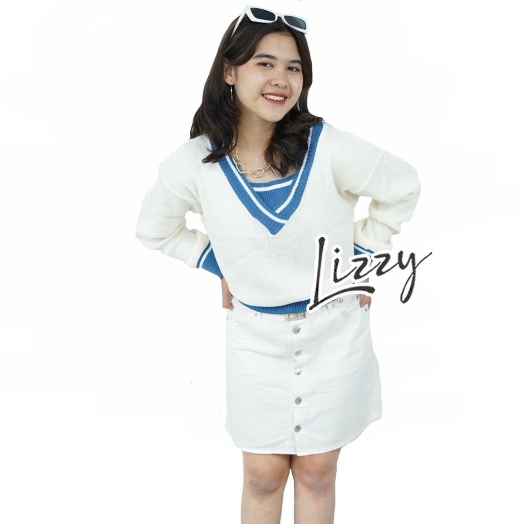 Lizzy - LUNARA SWEATER CROP PREMIUM