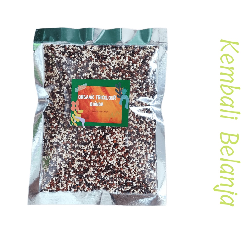 Organic Tricolour Quinoa 100 Gram/ White Red Black Quinoa Premium/ Quinoa Tricolor Organik/ Kinoa 3 warna/ Quinoa 3 warna