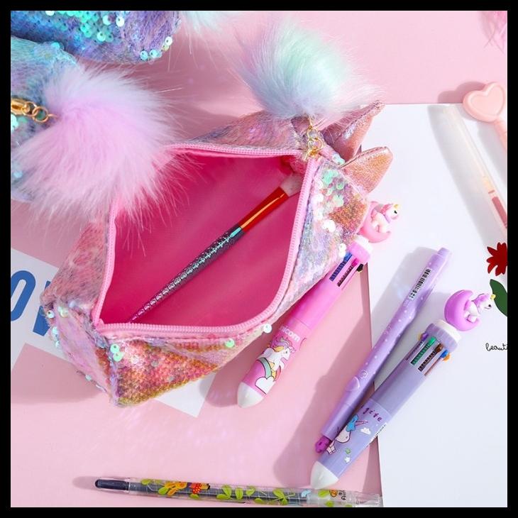 

Animal Fur Pencil Case / Pouch/ Kotak Pensil/ Kotak Pensil Lucu