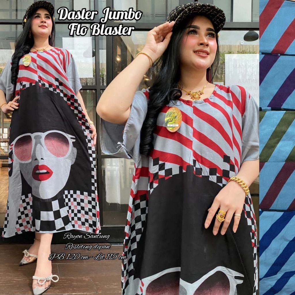 Daster Jumbo LD 125 Busui Resleting Depan Fashion Cantik Karakter Lucu Santung Adem Nyaman Buat Harian bawah lutut lengan pendek - home dress sofia dres daily viral terbaru 2023 model kekinian