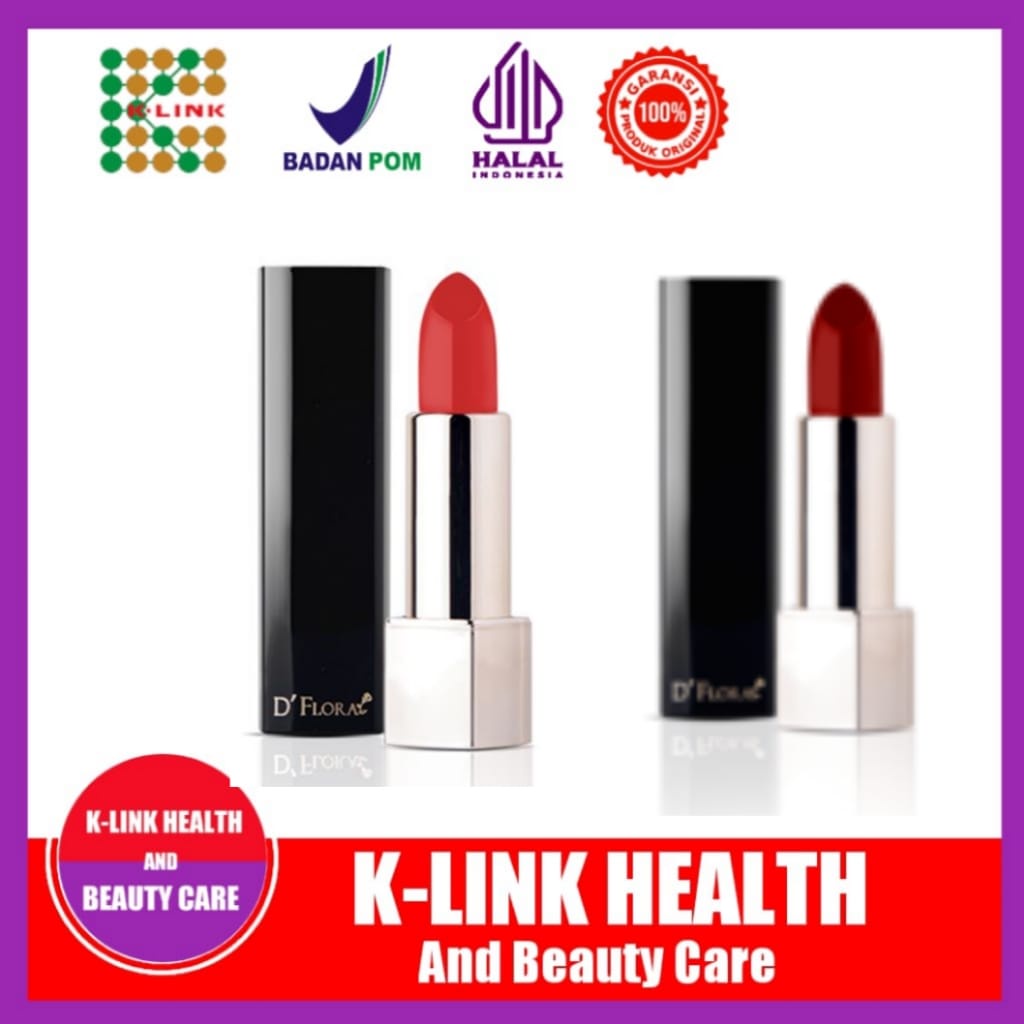K-BeauCare D'Flora Lipstick Perfection (Lipstick sekaligus Eyeshadow & Blush On)