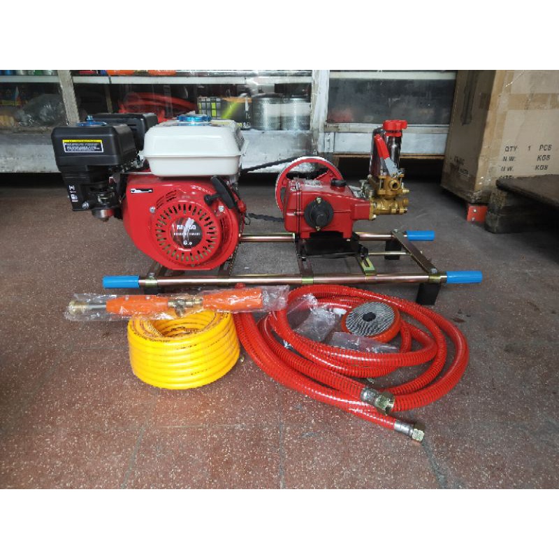 Mesin Doorsmeer Komplit Mesin Steam Air 22cc Mesin Bensin 5.5HP