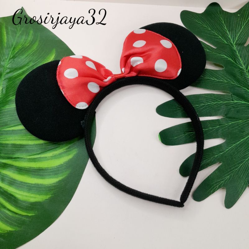 Bando mickey mouse bando aksesoris rambut pita Mickey Mouse Miki Tikus Murah Berkualitas