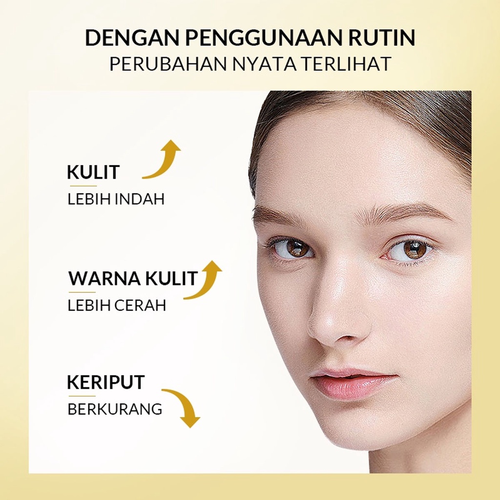 Yurizumi Serum Emas 24k Wajah Glowing Original 100% Anti Keriput Dan Menghilangkan Flek Hitam