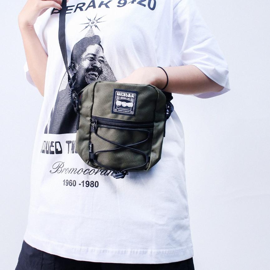 ➱ BERAK 9420 Slingbag / Tas Selempang - Booze Grind ❊