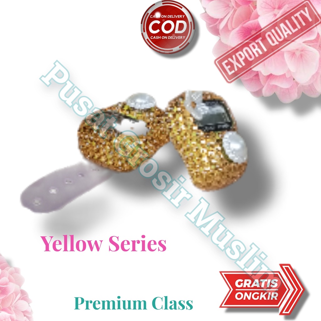 Tasbih digital Blink Diamond Premium Swarovski kristal souvenir cantik murah