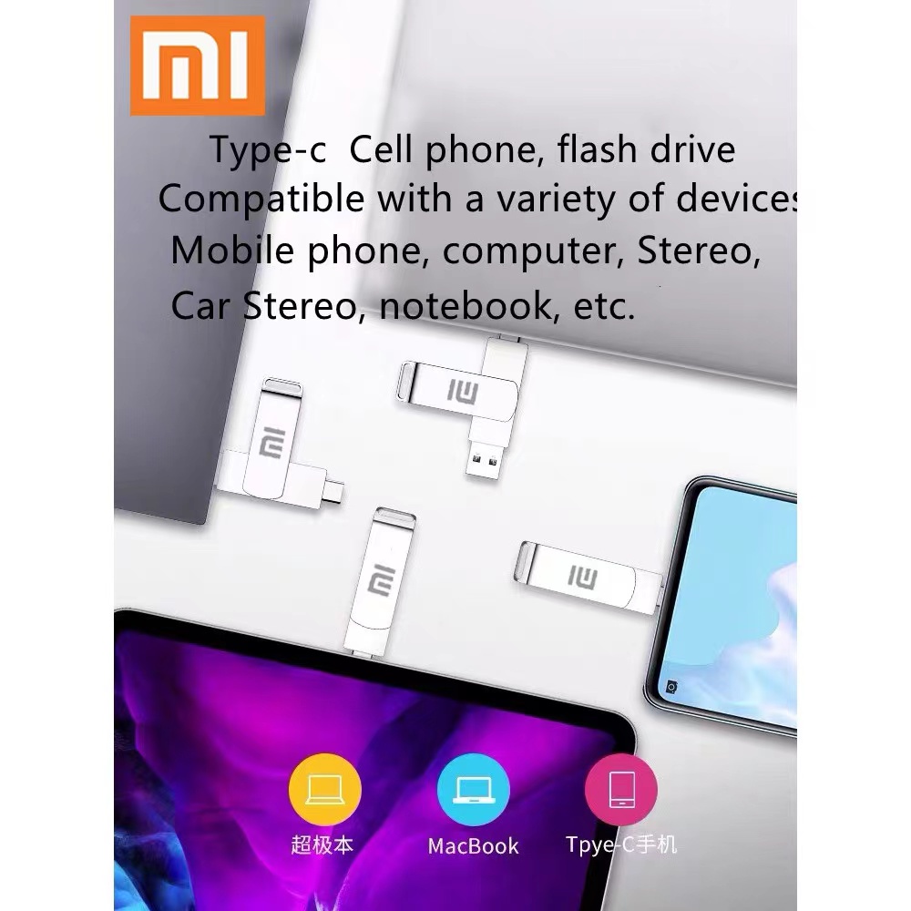 Xiaomi Flashdisk OTG USB type c 2TB 1TB 512G 256GB 128G 64G 32G 16G 8G