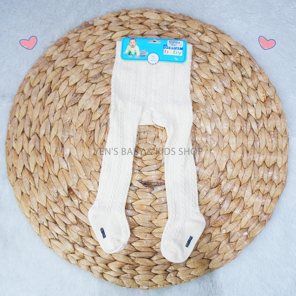 Baby Legging Stocking Cable Polos - 6-12