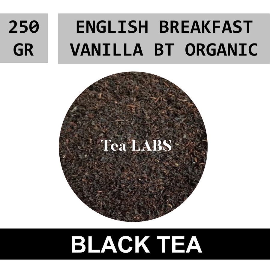 

English Breakfast Black Tea Vanilla / Teh Hitam Kiloan 250 GRAM