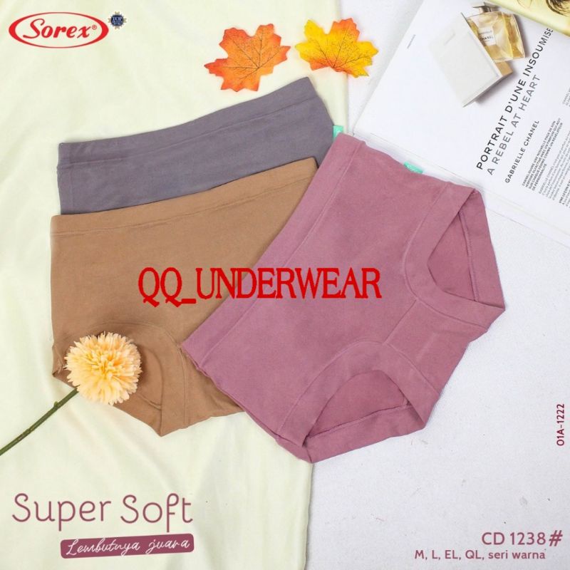 CD Celana Dalam Wanita Sorex 1238 Super Soft / Celana Dalam Sorex / CD Sorex 1238