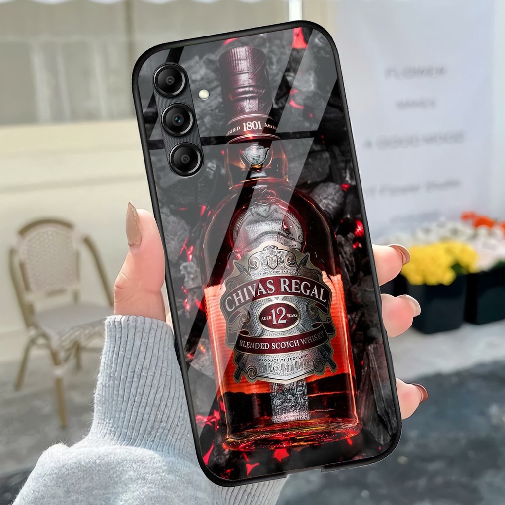 (U 027) Case Kaca Samsung A14 - Casing Hp Samsung A14 - Softcase Kaca Glossy Samsung A14 - Case Kere