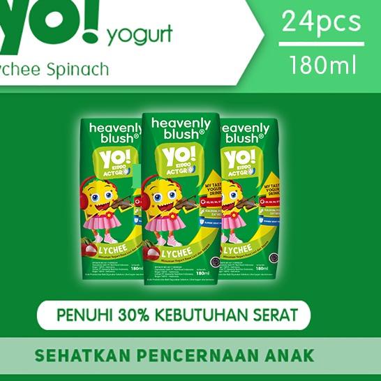 

Prioritas Yogurt Heavenly Blush YO! Lychee Spinach [24 x 180 ML]