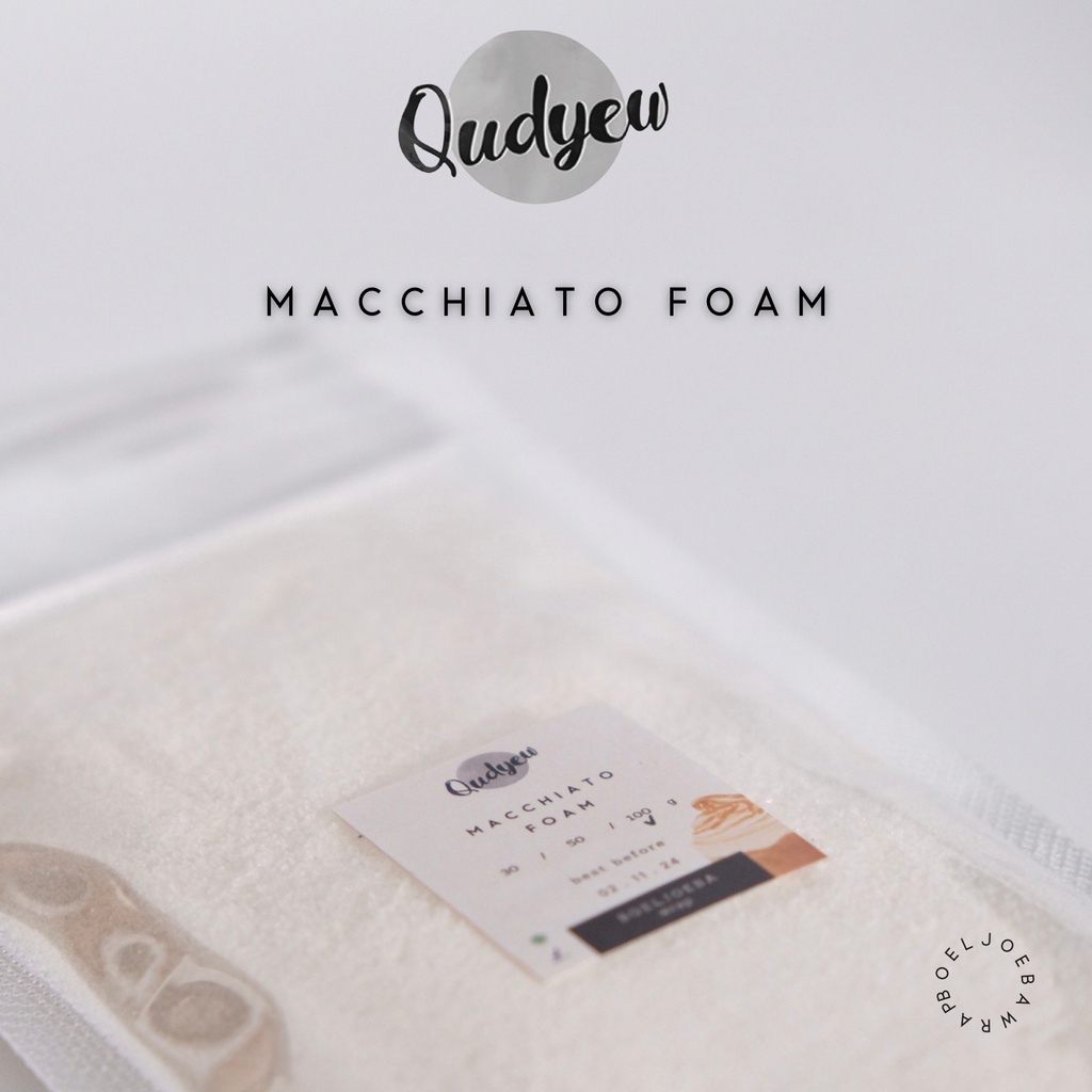 Qudyew Macchiato Foam Powder Repack [50, 100] g