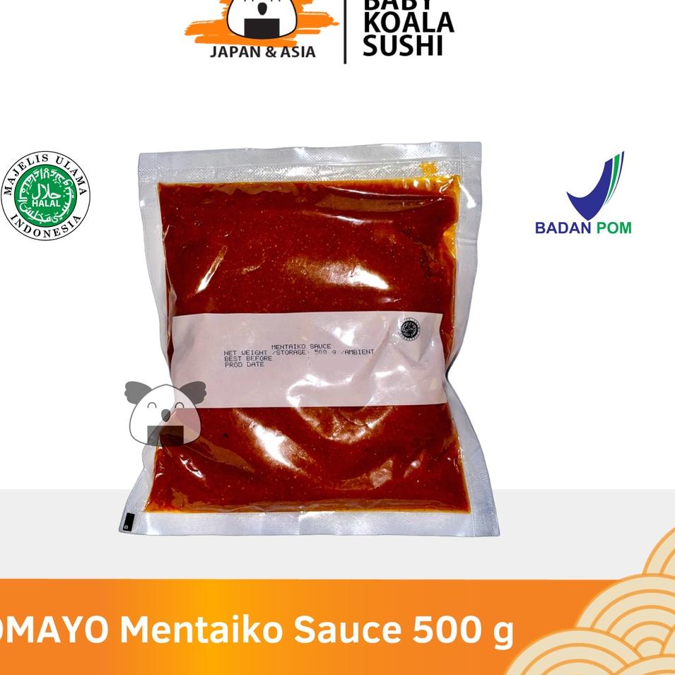 

♥ [EXP ] OMAYO Mentaiko Sauce 500 g Halal | Biang Saus Mentaiko ➾