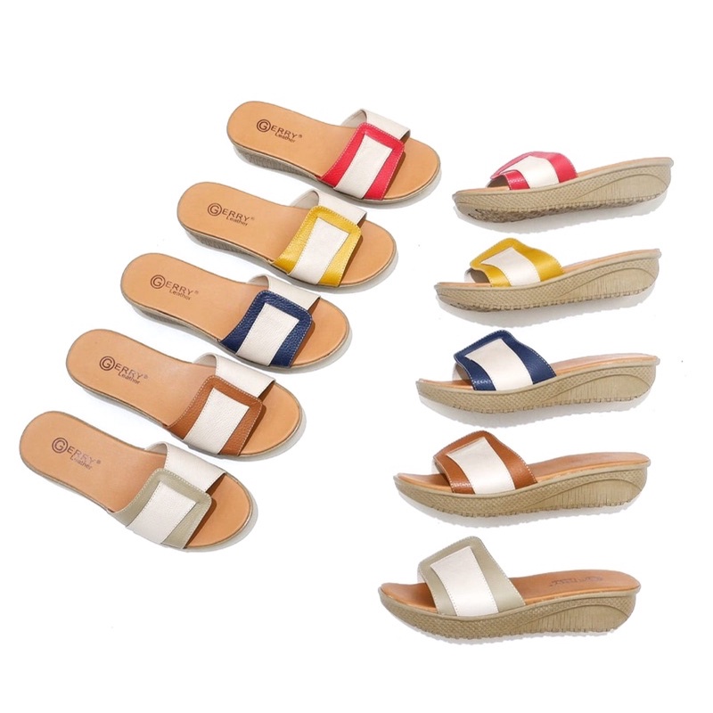 ALEENA_sandal kulit asli/sandal wanita kulit asli garut/sandal wedges kulit asli/sandal garutan/sand