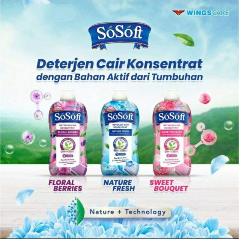 SoSoft Deterjen cair konsentrat 700ml