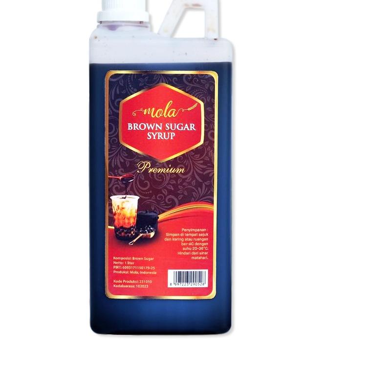 

➸ Mola Brown Sugar Gula Merah Cair 1 Liter Organik ♦