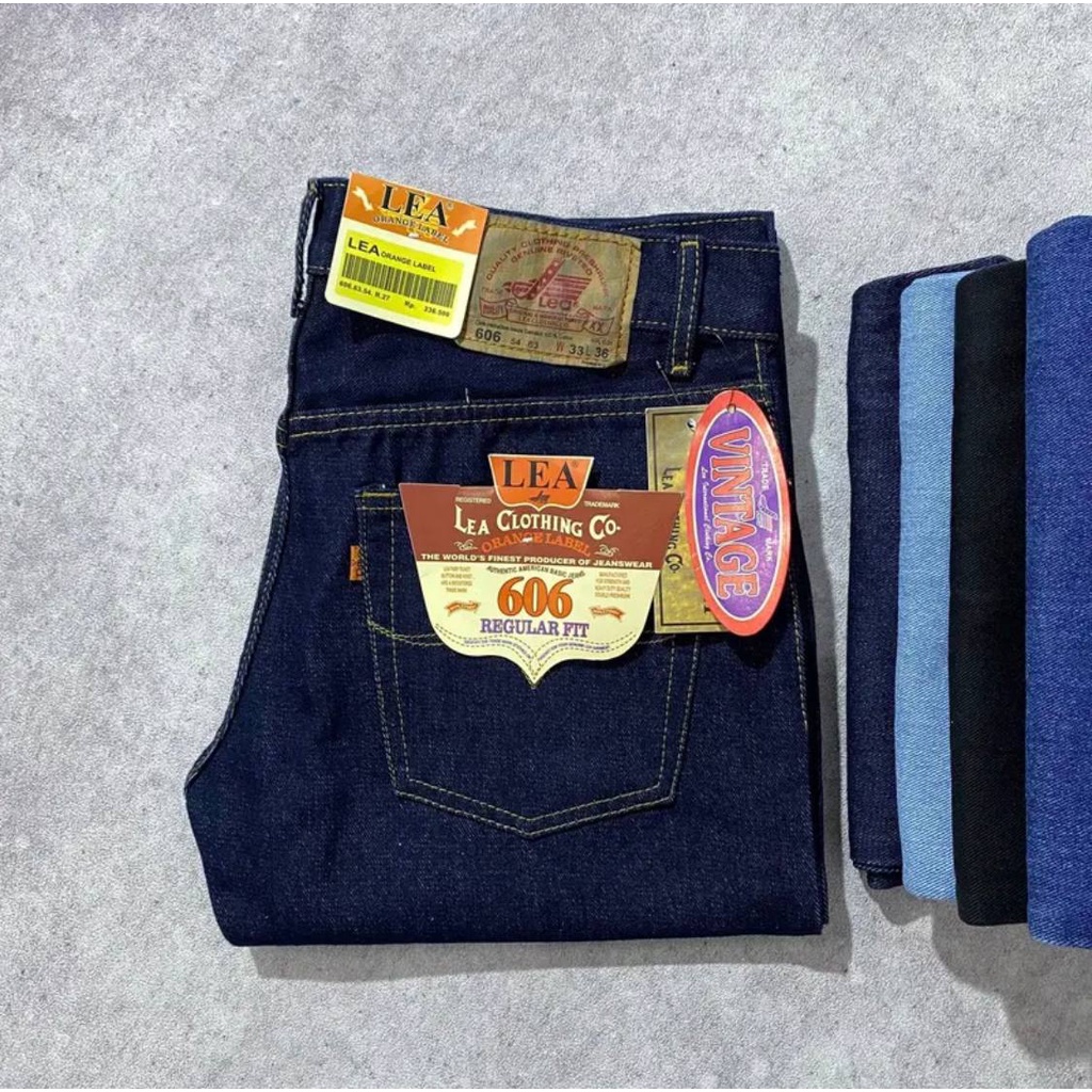 Celana Jeans Pria Standar Celana Lea 606 Original - Celana Jeans Murah - Celana Jeans Lea Standart - Bisa COD