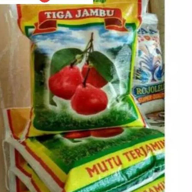 

❃ Beras merek tiga jambu 5kg[beras bulat] ►