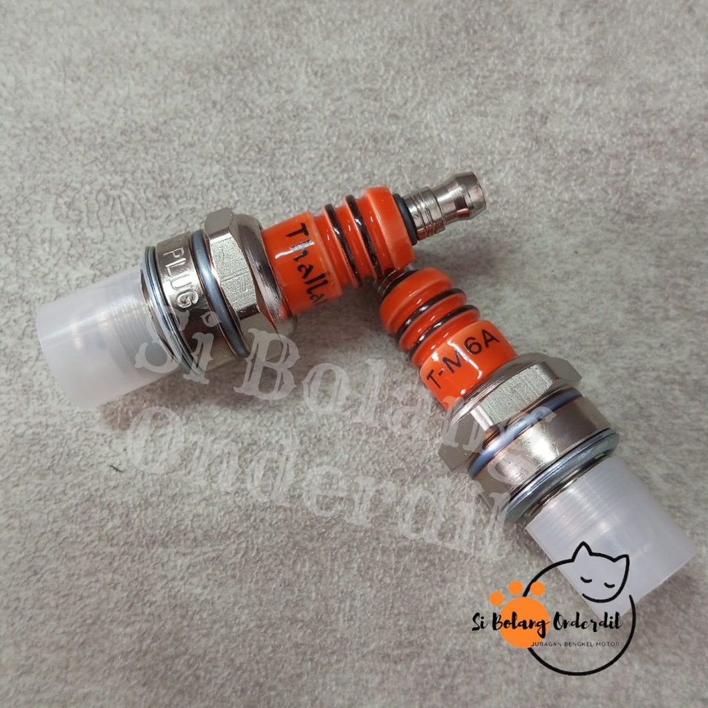 BUSI MESIN POTONG RUMPUT 2T ( ISI 10 PCS) SPARK PLUG SENSO CHAINSAW MURAH BERKUALITAS