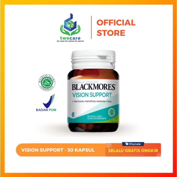 Blackmores Vision Support Lutein Vision Vitamin Mata - 30 Kapsul