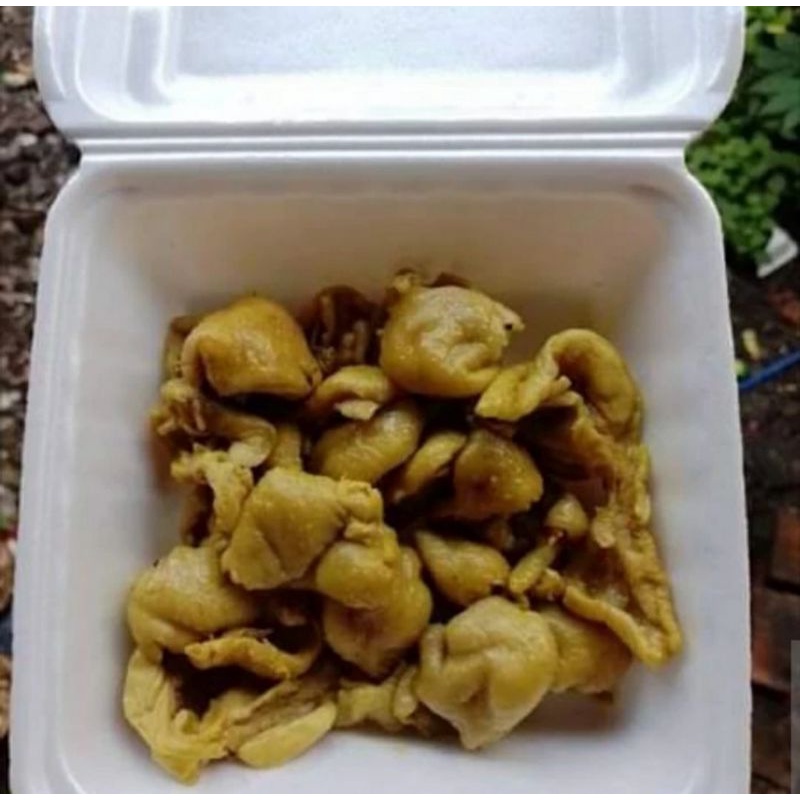 

Kulit Ayam Ungkep dadakan