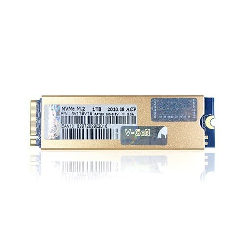 SSD V-GeN M.2 NVme PCIe Gen 4x4 Tsunami 1TB Gen4 Gen 4.0 Aluminium Heatsink