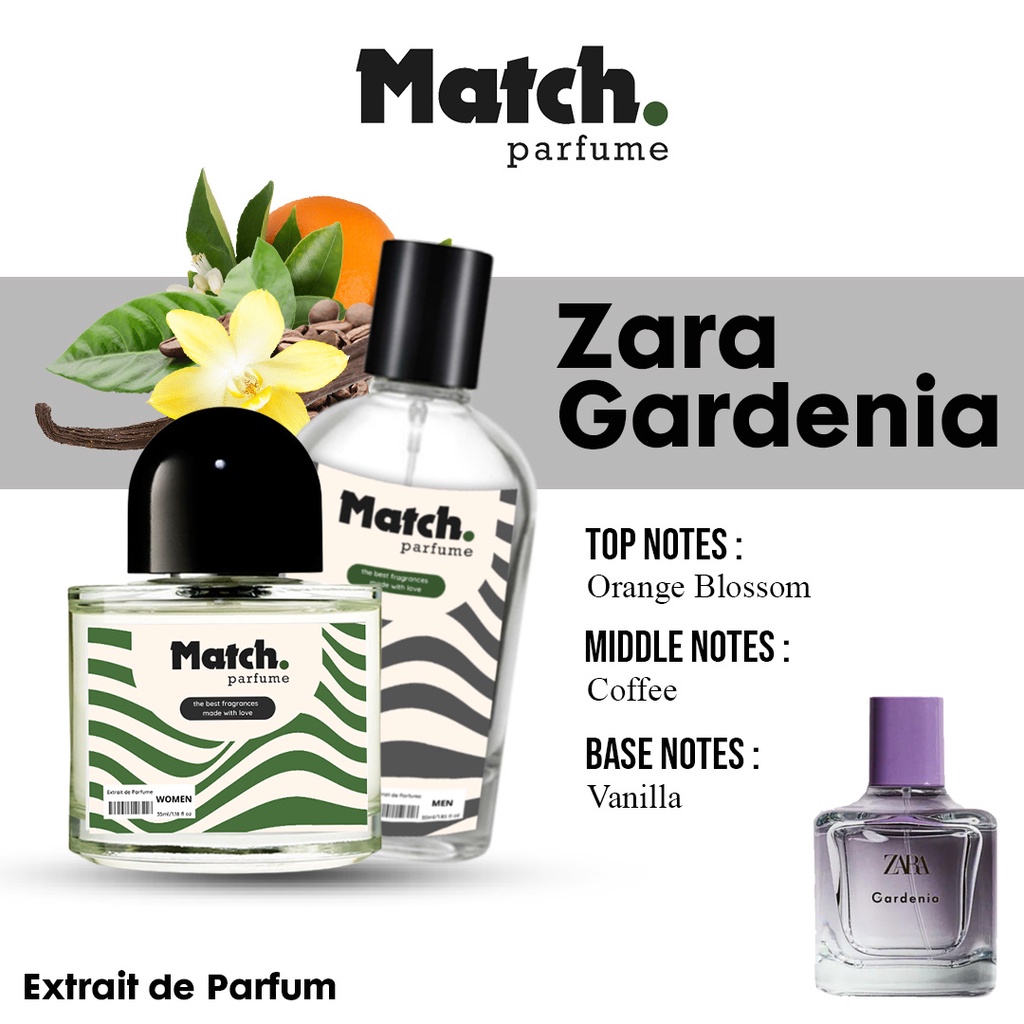 Match Parfum Inspired by Zara Gardenia / parfum zara gardenia original 100% | zara gardenia original