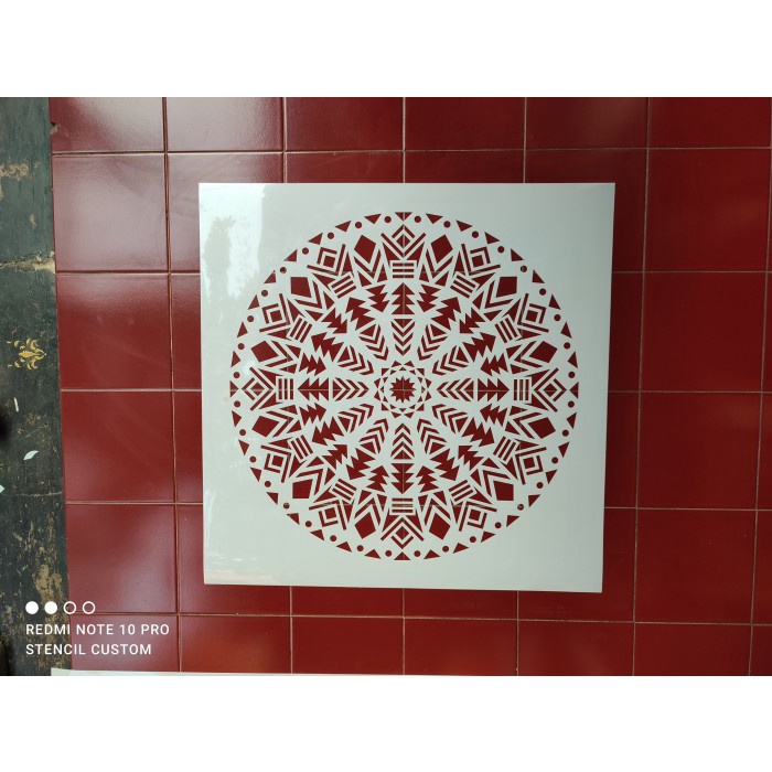 

Terlaris Mandala Stencil Type 17