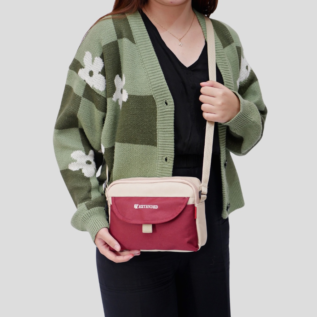 Tas Selempang Pria Wanita Slingbag Pouch Tas Wanita Extended Laggy