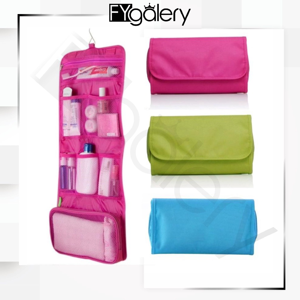 FYGALERY HL0001 Hanging Organizer Lipat Travel Serbaguna Pouch Gantung Make Up Murah