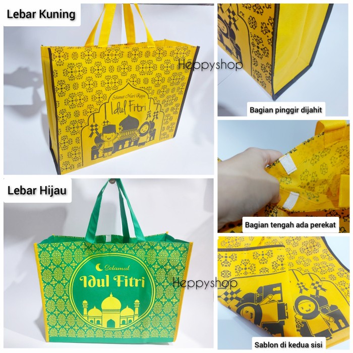 

Tas Idul Fitri Lebar, Tas Lebaran, Goodie Bag Spunbond 037