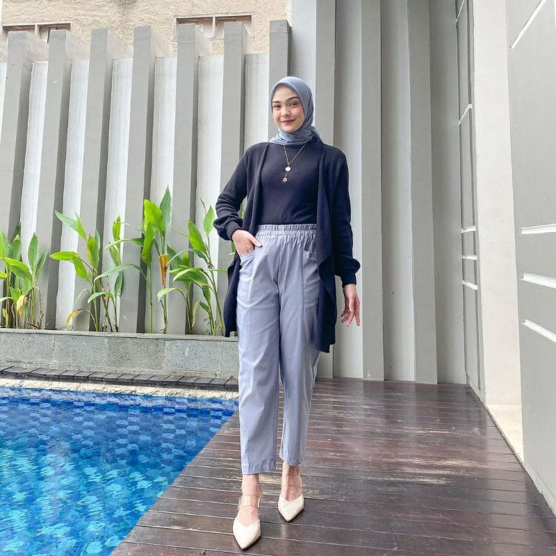 CELANA HARUKA PANTS HINATA BAGGY WILLOW / WILLOW PANTS JUMBO SCUBA
