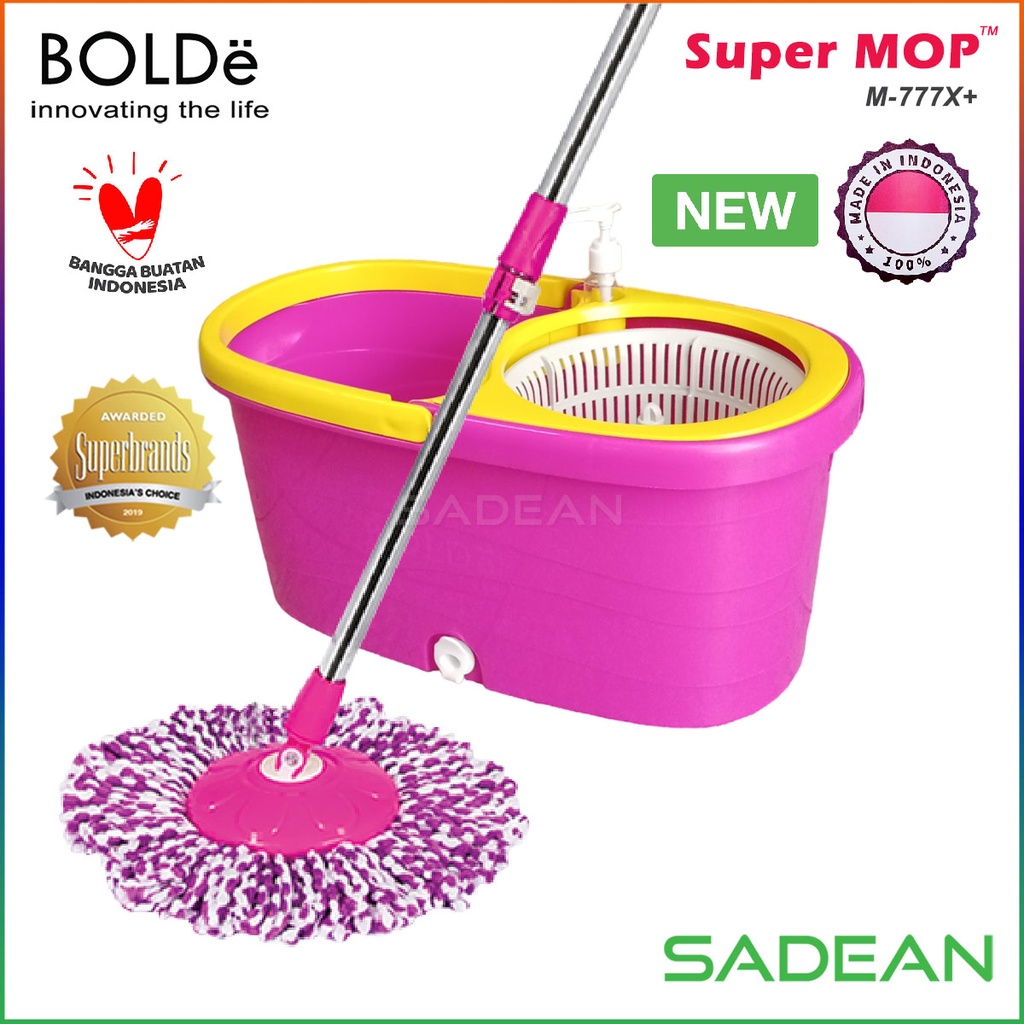 Alat Pel Lantai Super MOP M-777X+ BOLDe Original M777