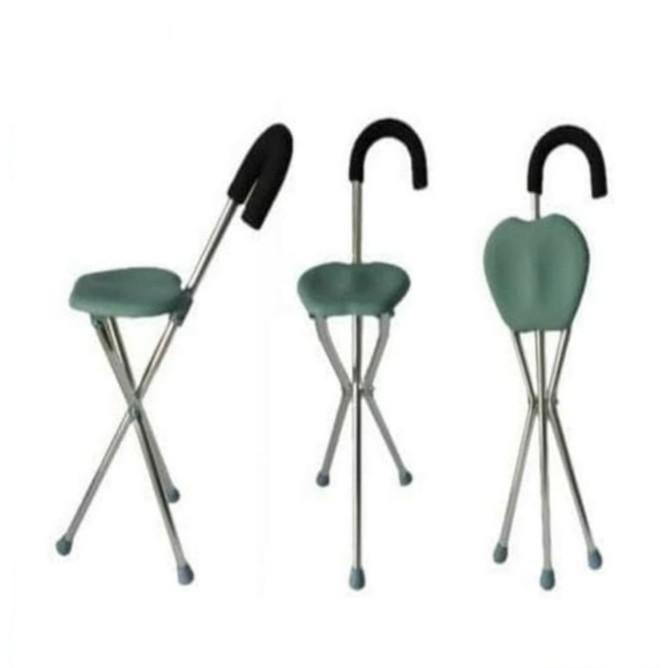 Tongkat Duduk Avico/ Tongkat Kursi Lipat Avico/ Alat Bantu Jalan